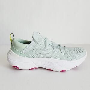 Sorel Explorer Blitz Stride Lace Up Mint Green Sneakers Bolt Print Size 6